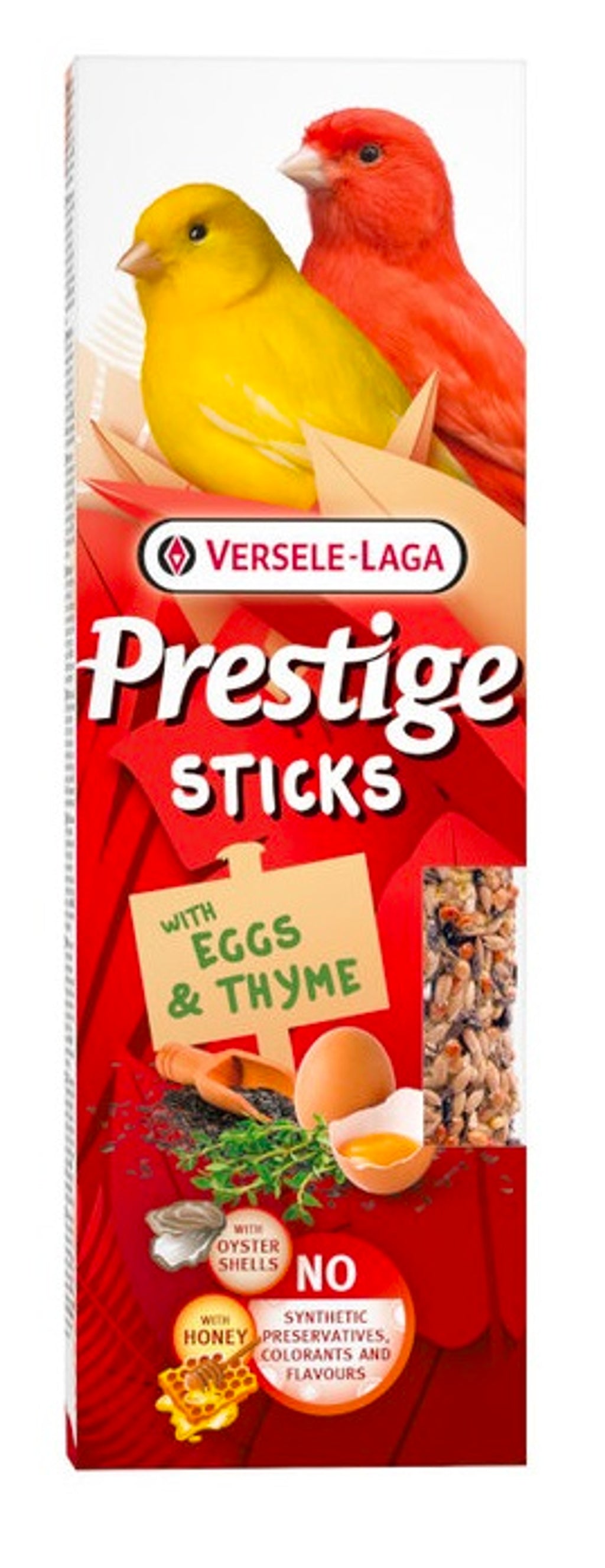 Sticks para canarios huevo y tomillo 60gr 2ud Imagen principal del producto