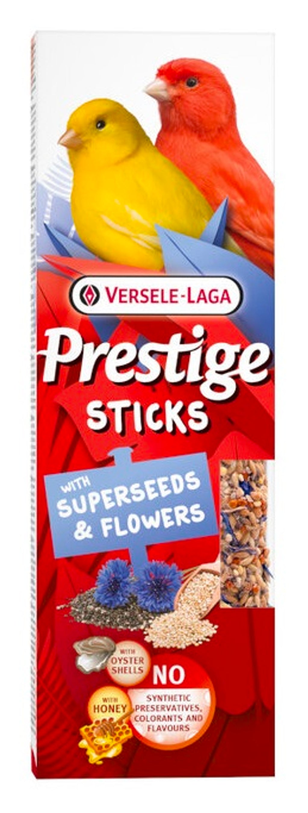 Sticks para canario superseeds y flores 60gr 2ud