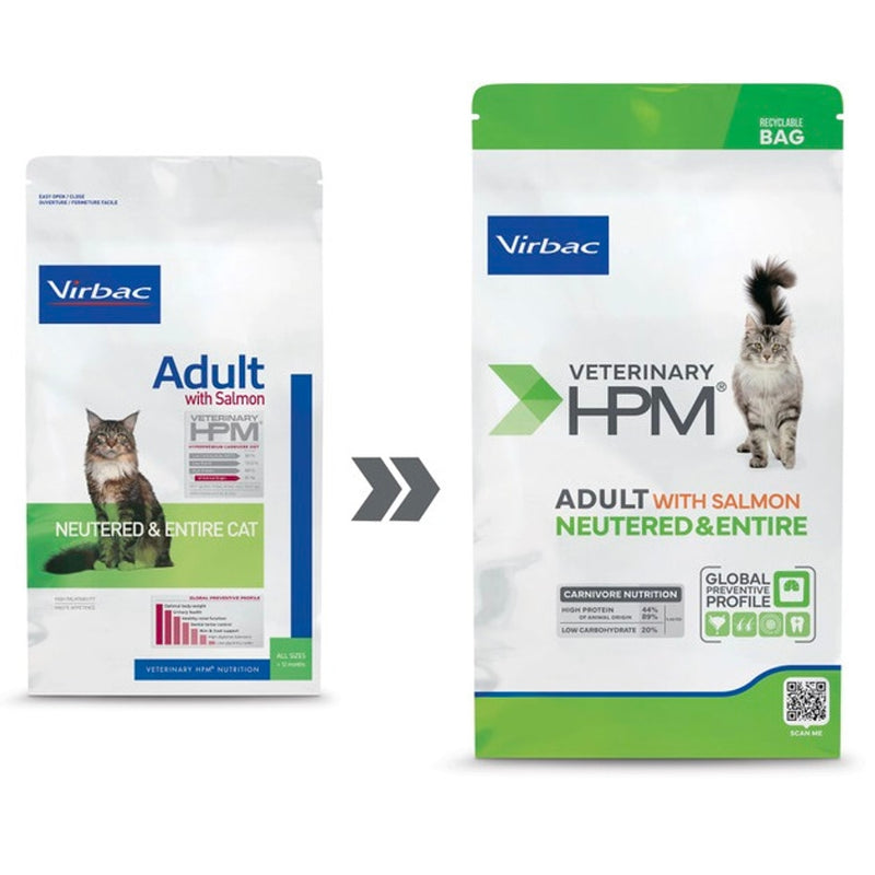 Hpm gato neutered entire salmón