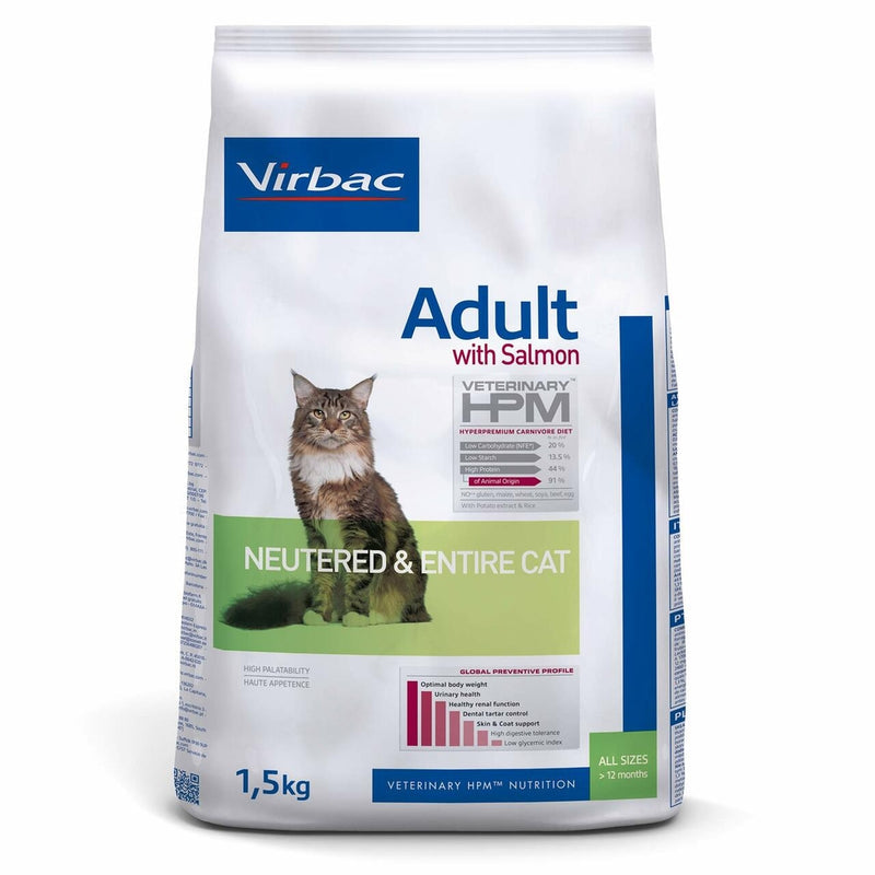 Hpm gato neutered entire salmón 1,5kg