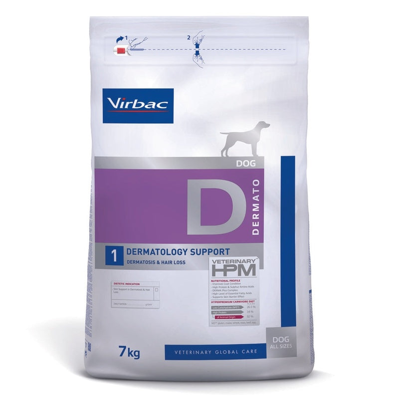 Hpm perro D1 dermatology 7kg