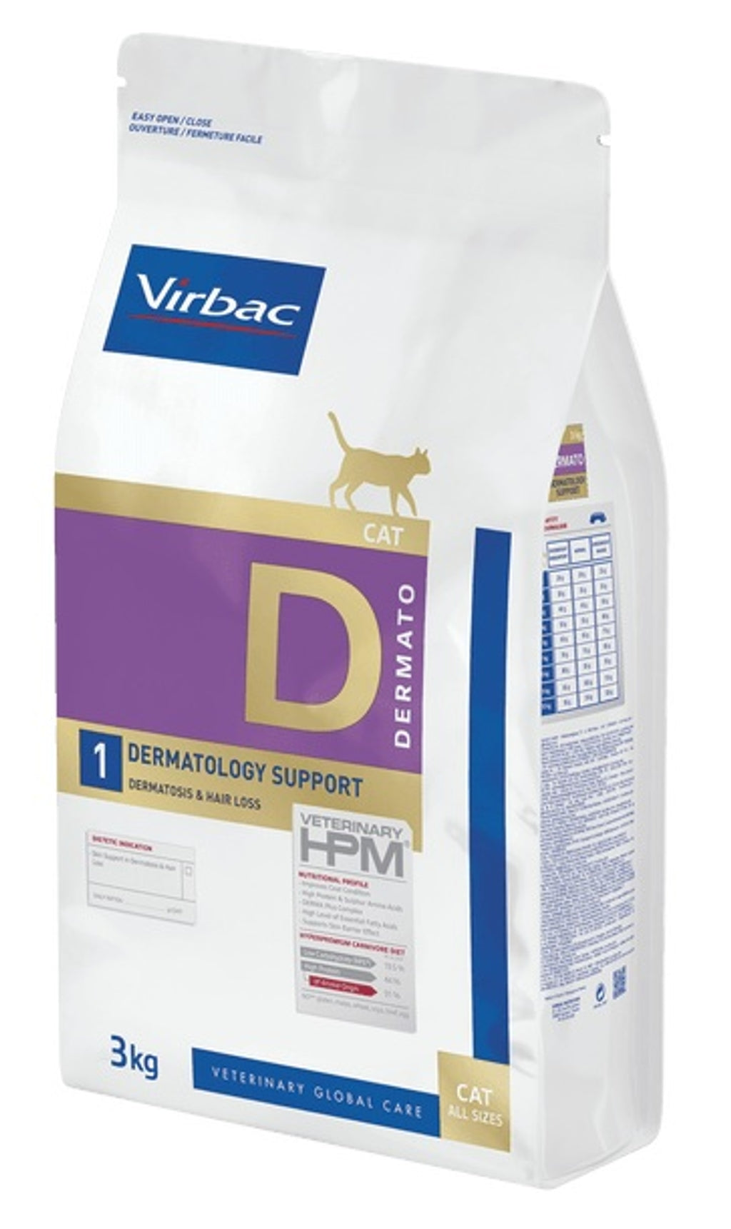 Hpm gat D1 dermatology 3 kg Imatge principal del producte