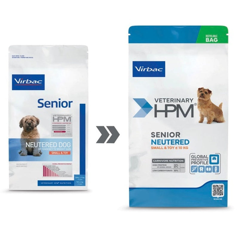 Hpm perro senior neutered small & toy