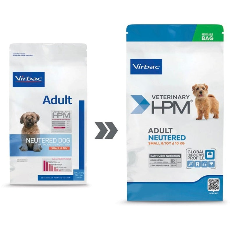 Hpm perro neutered small & toy