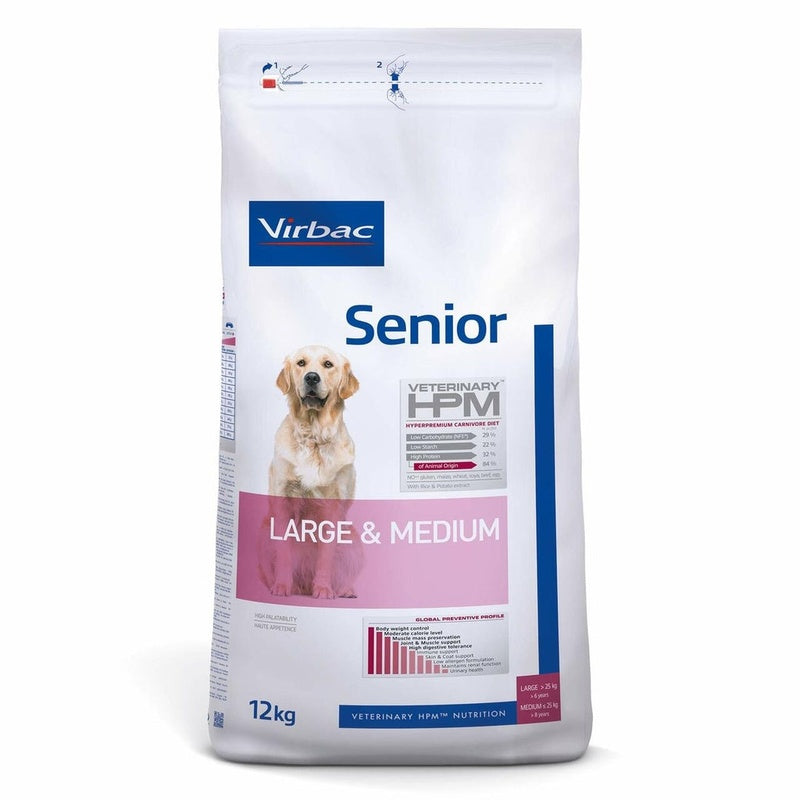 Hpm gos sènior large & medium 12 kg