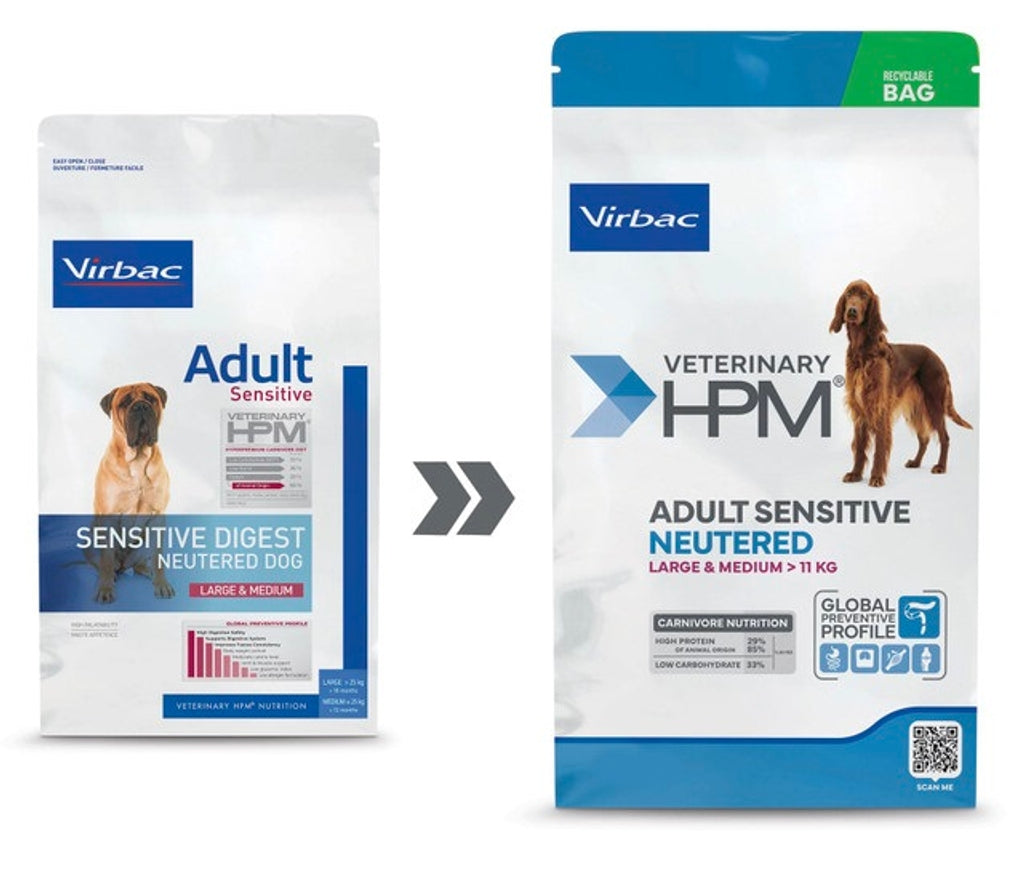 Hpm perro sensitive digest neutered large & medium Imagen principal del producto