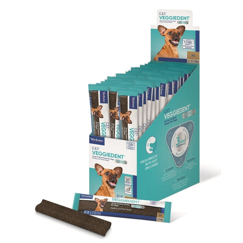 Veggiedent FR3SH XS (- de 5 kg) 15 láminas