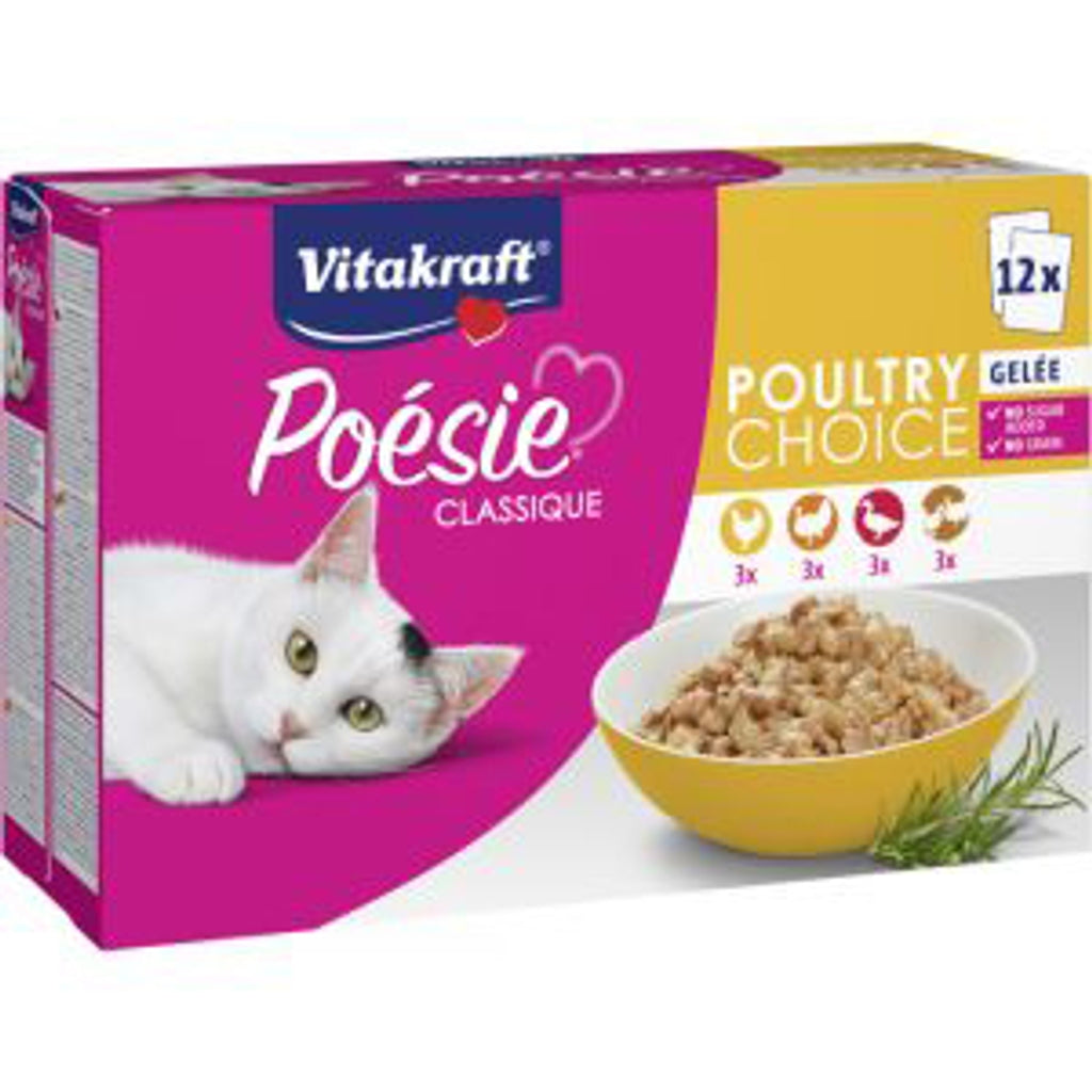 gato poesie classic aves gelatina sobre (12x85gr) Imagen principal del producto