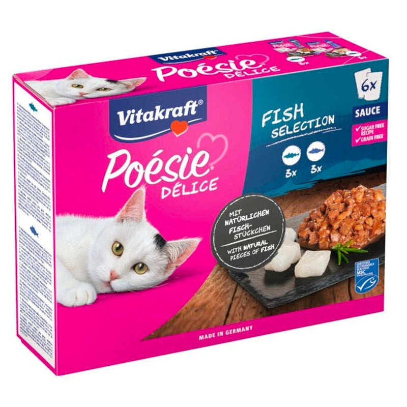 gat poesie delice peix pack (6x85 g) Imatge principal del producte