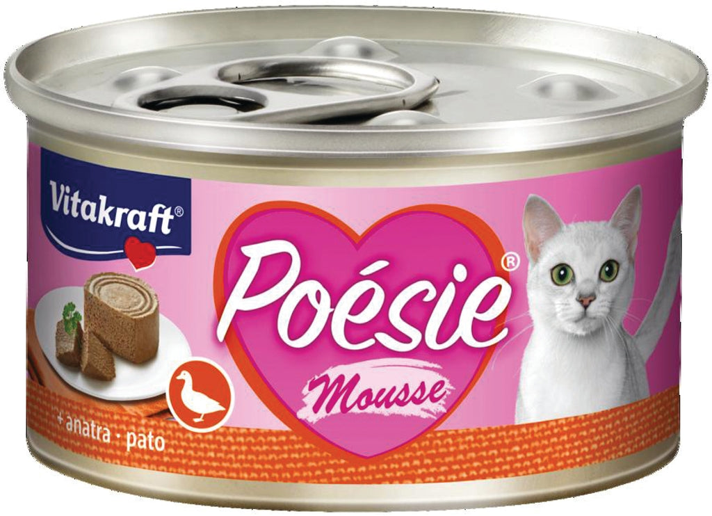 gato poesie mousse pato lata 85gr