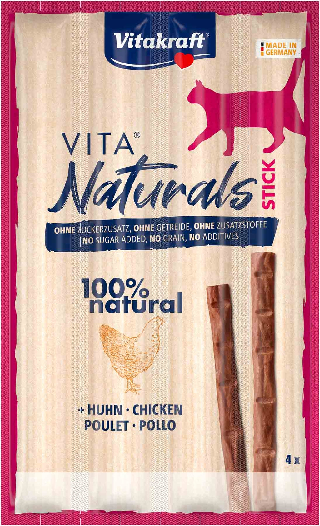 Natural gato stick de pollo 4ud Imagen principal del producto