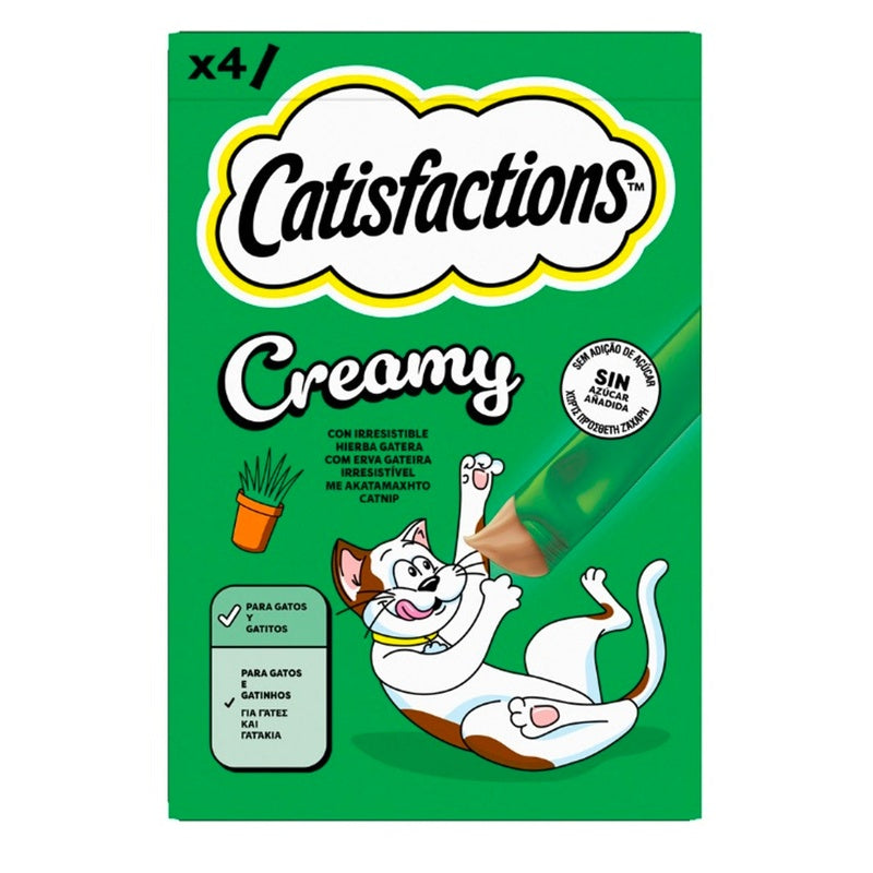 catisfactions creamy catnip 4x10 g Imatge principal del producte