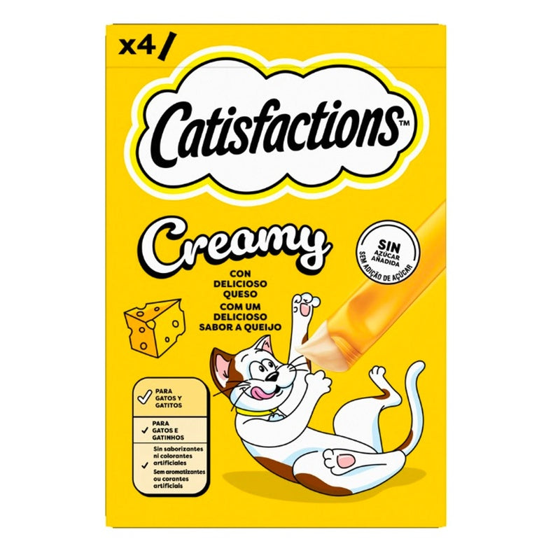 catisfactions creamy formatge 4x10 g Imatge principal del producte