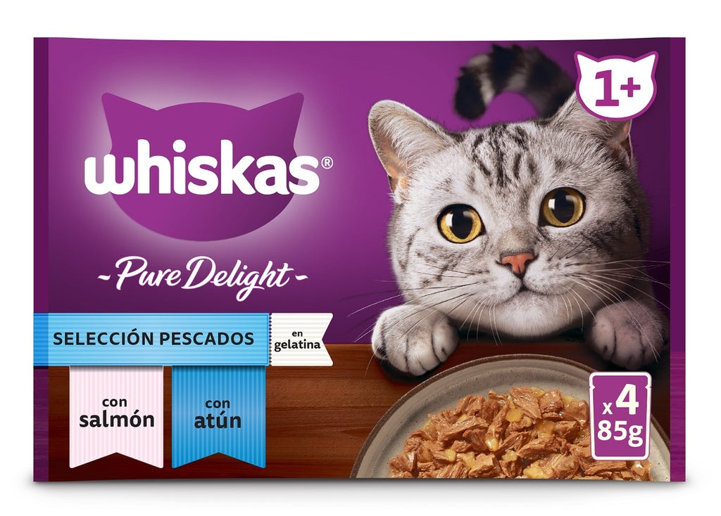 Pure Delight selección de pescado 4x85gr Imagen principal del producto