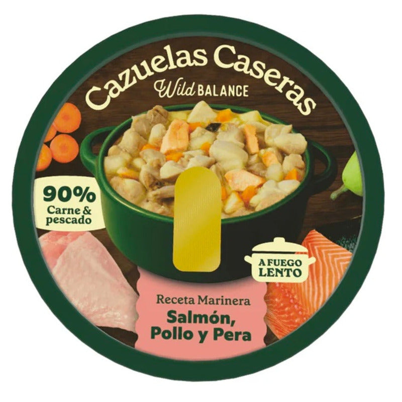 cazuela estofado salmón pollo y pera 280gr Imagen principal del producto