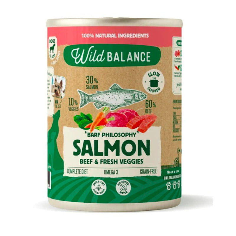 perro salmón y ternera 400gr