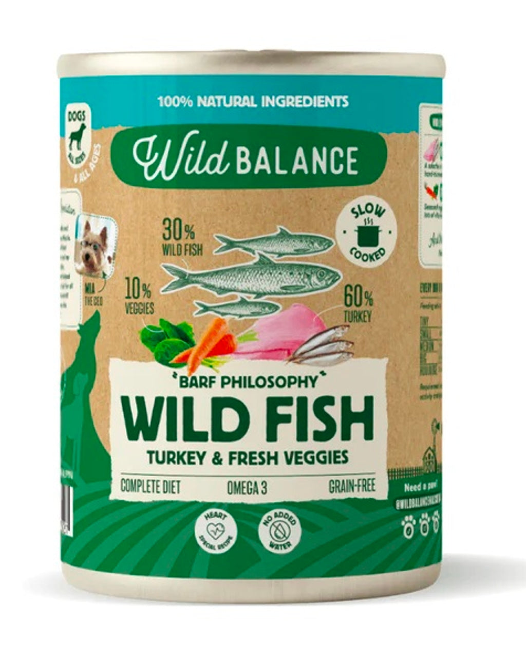 perro pescado y pavo 400gr