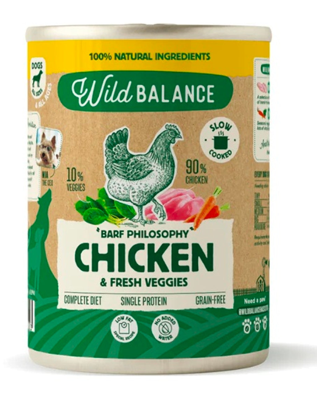 pollo para perro 400gr