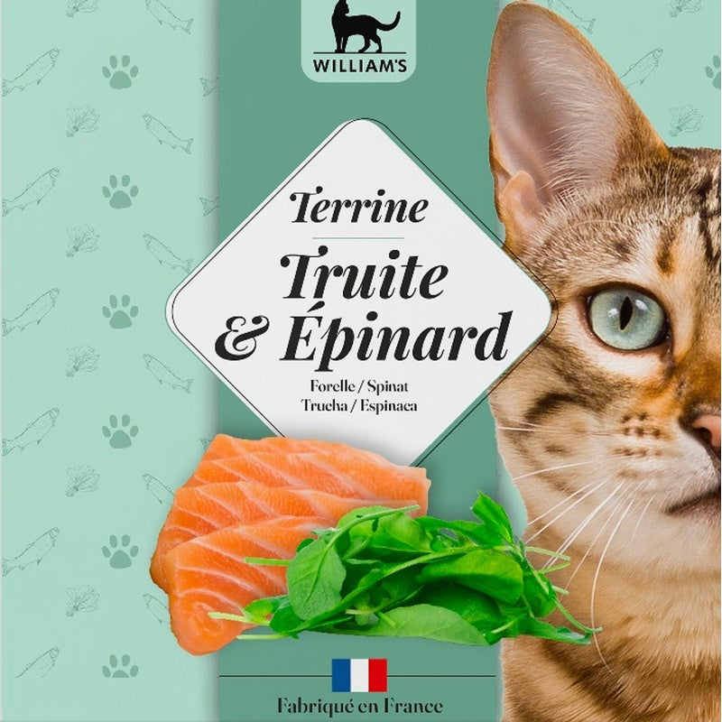 Trucha i Espinac gat 80 g Imatge principal del producte