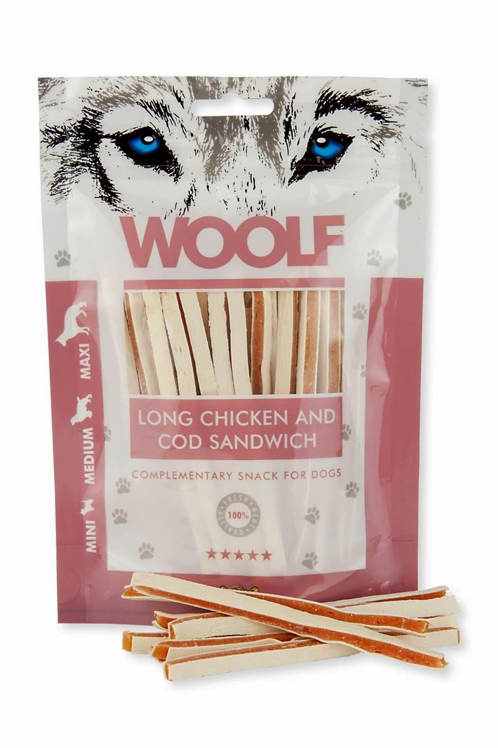 sándwich pollo bacalao 100gr