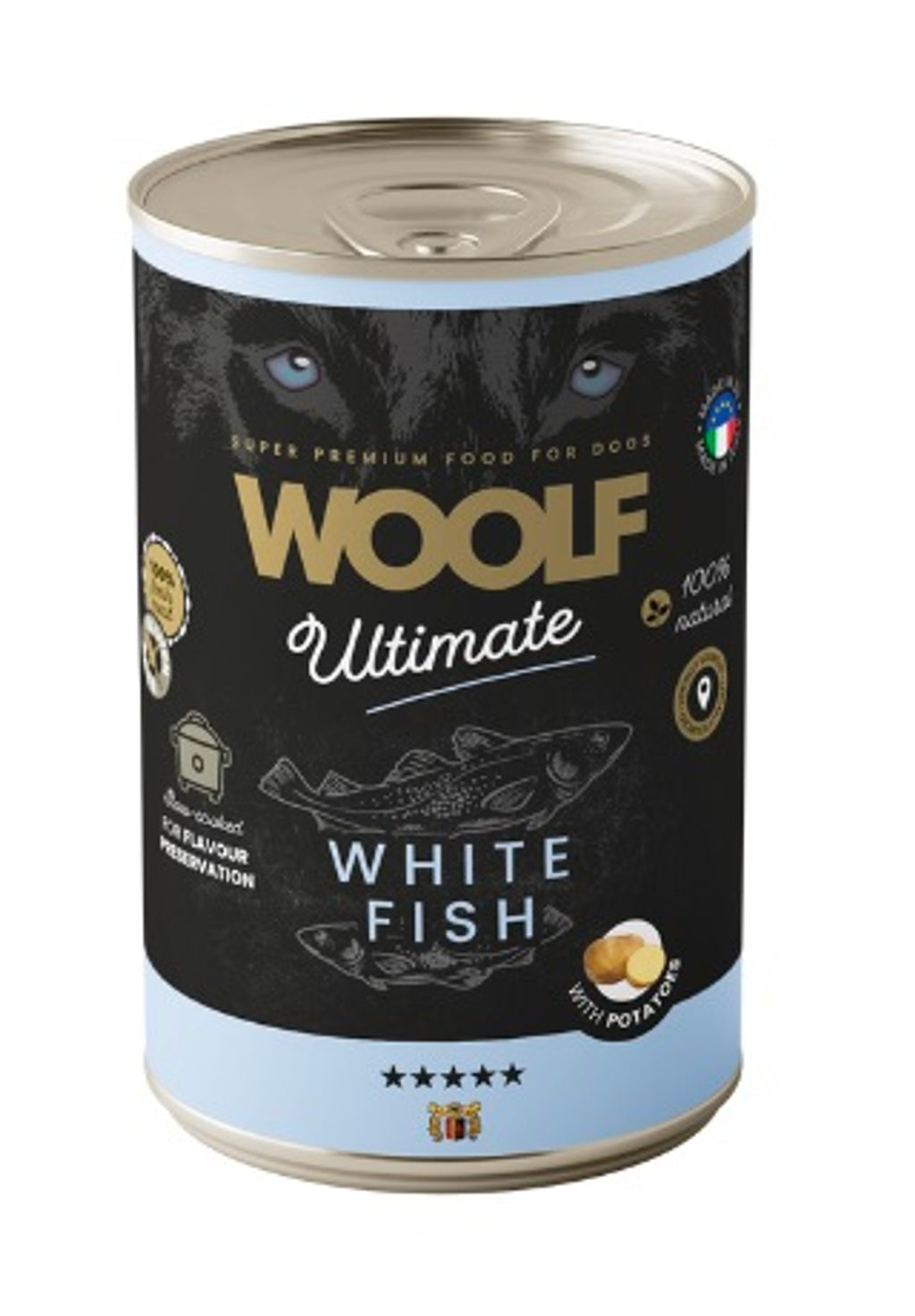 perro pescado blanco 400gr