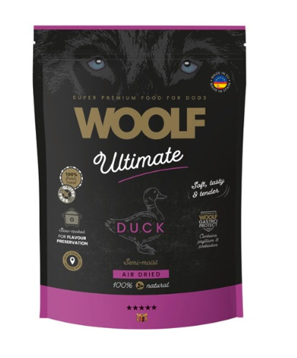 perro semihúmedo pato 1kg