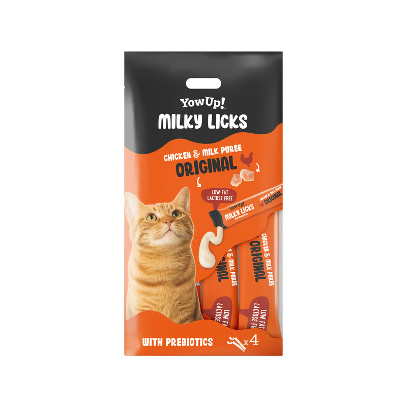 Dairy Pet YowUp! Milky Licks Pollo para Gatos 4 x 15 g