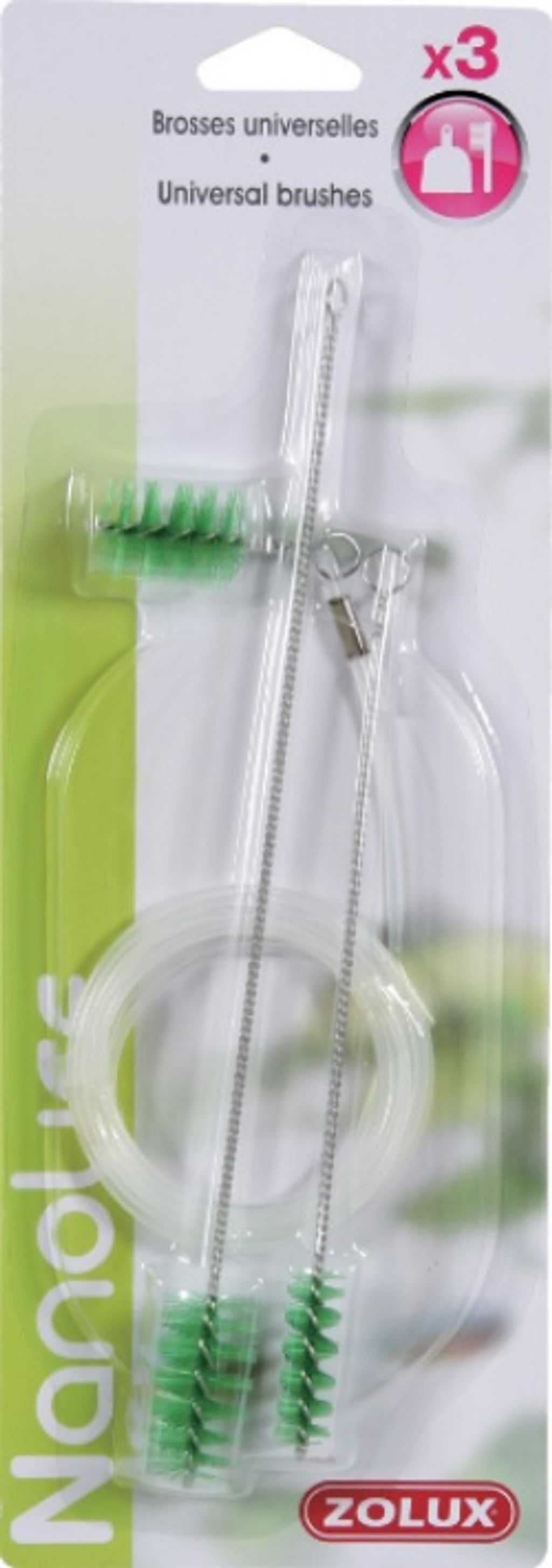 set de 3 raspalls de neteja