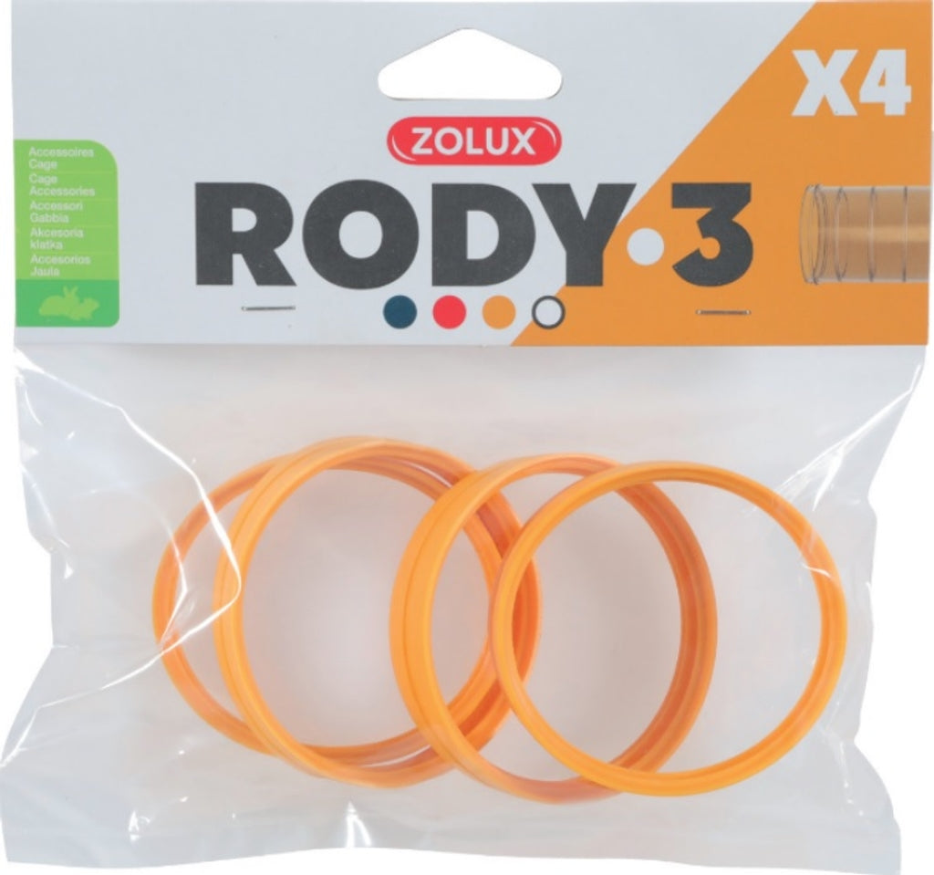 Anillo conexión Rody3 amarillo 4ud Imagen principal del producto