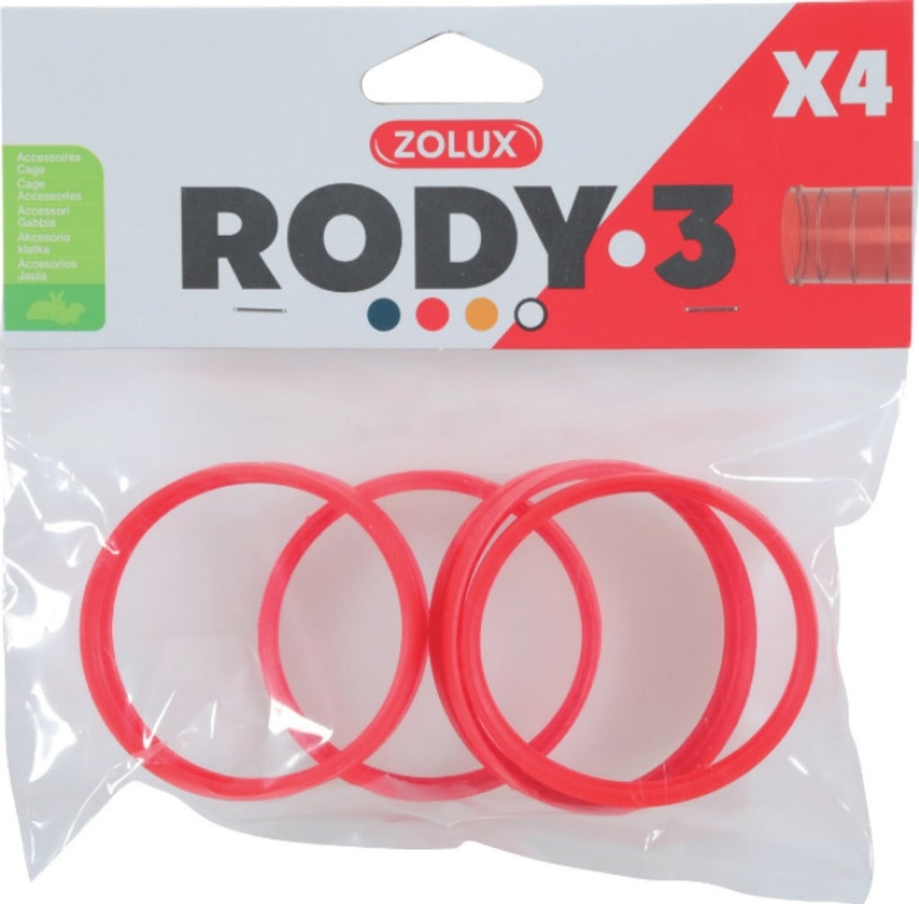 Anillo conexión Rody3 rojo 4ud Imagen principal del producto