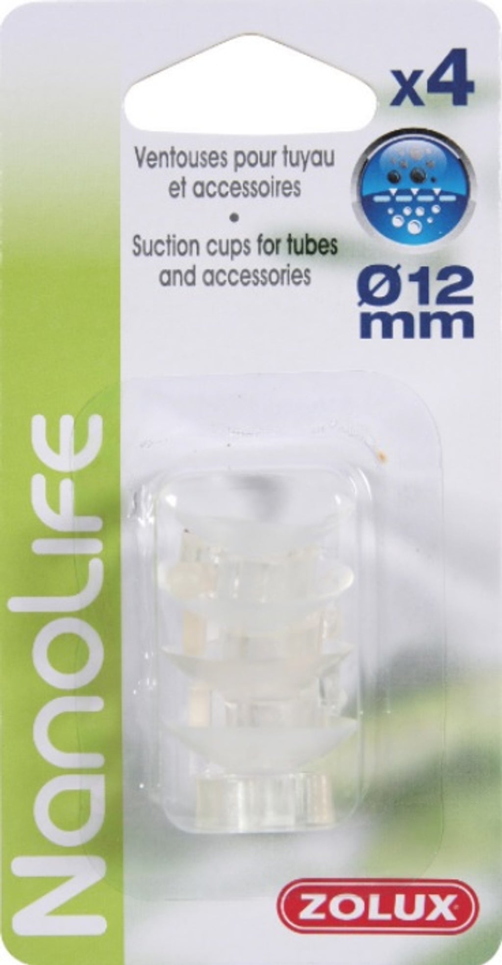 4 ventoses per a tubo de 12 mm