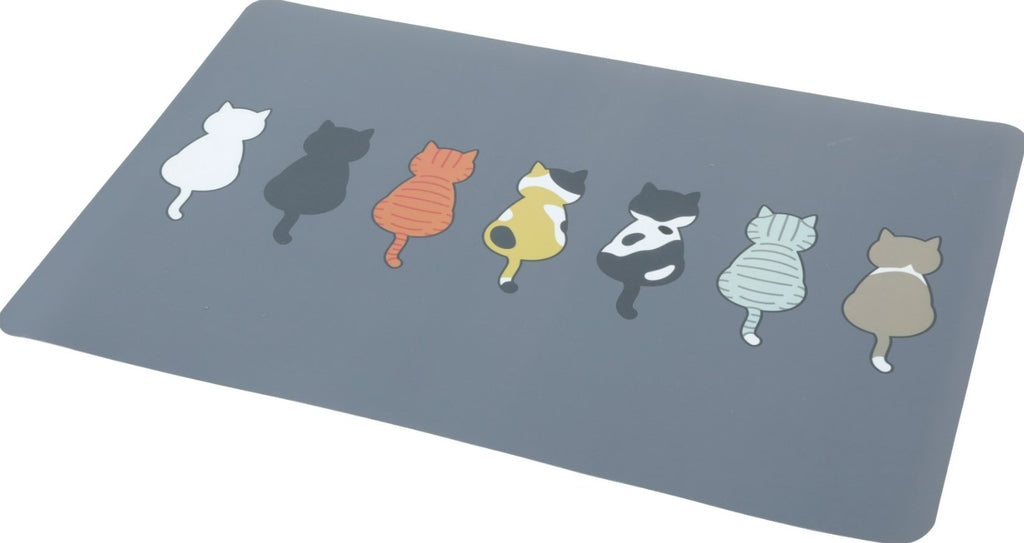 alfombra gatos espalda gato