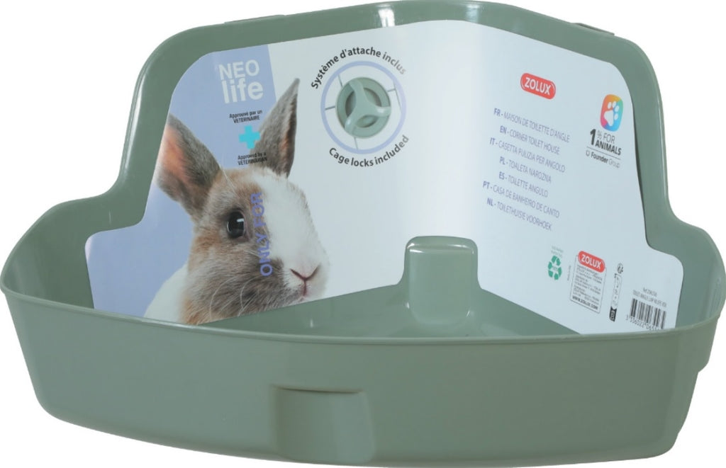 inodoro esquinero conejo neolife verde Imagen principal del producto