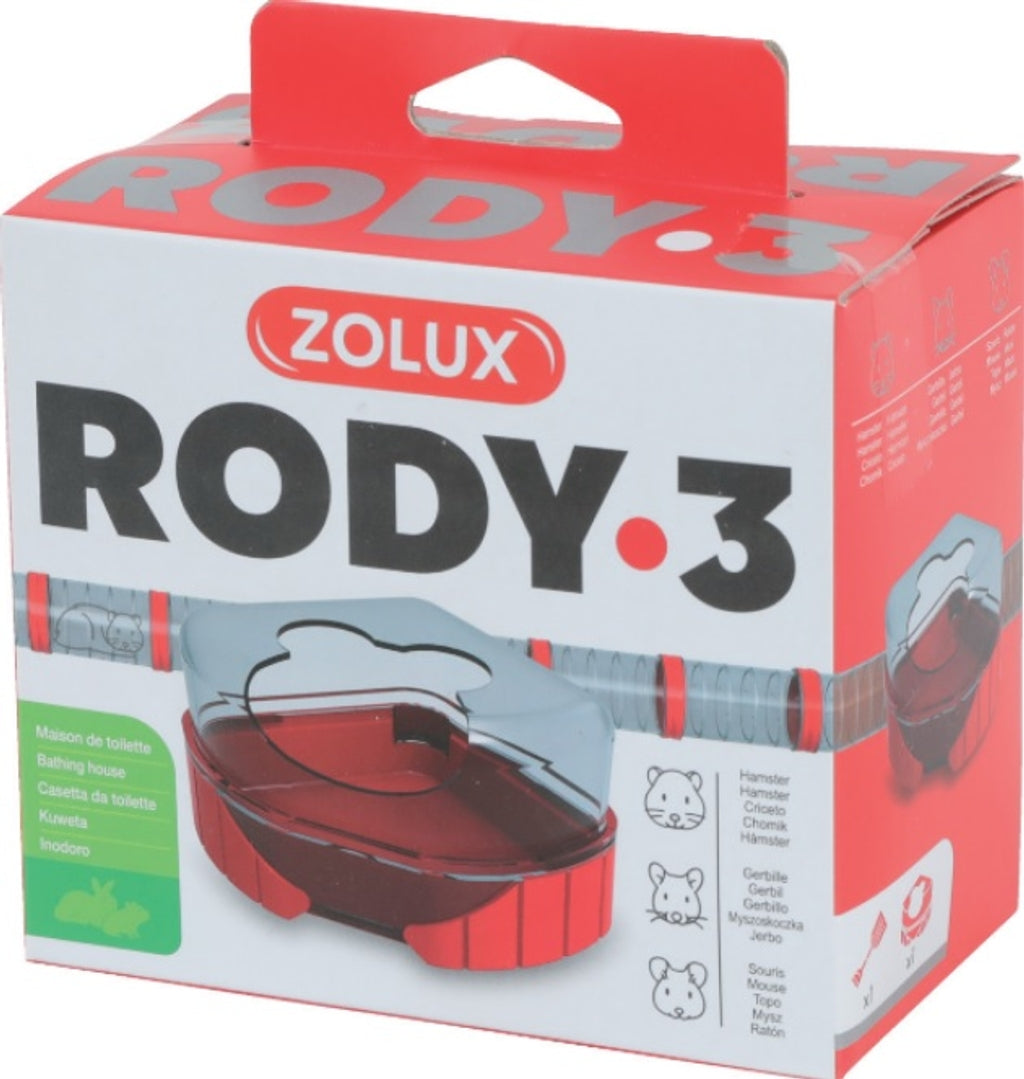 bandeja higiénica Rody3 roja Imagen principal del producto