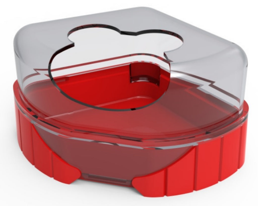 Zolux Bandeja Higiénica Rody3 Roja Imagen secundaria del producto
