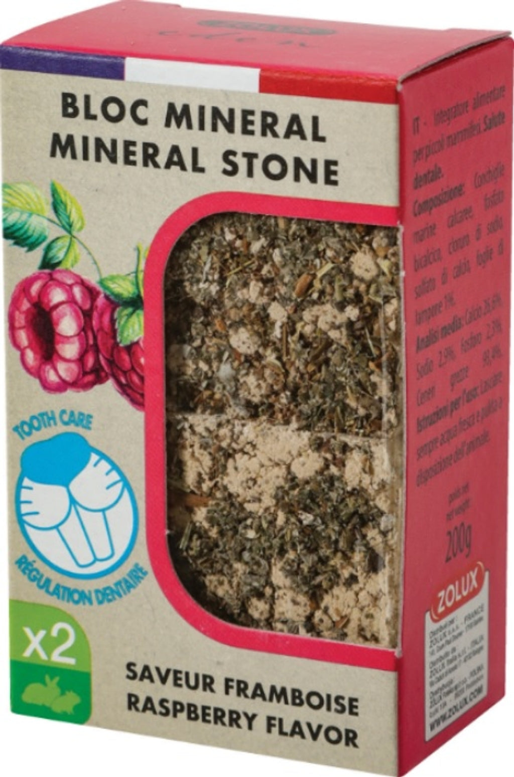 Eden bloque mineral con frambuesa 2ut 200gr Imagen principal del producto