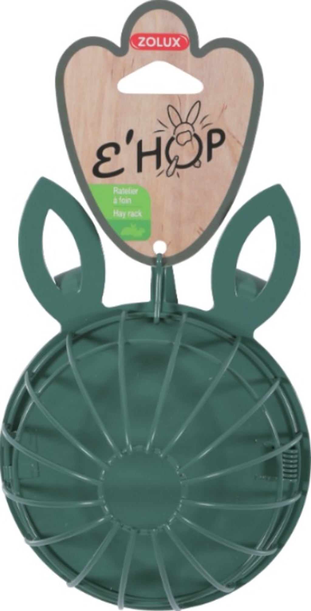 EHOP para heno forma de conejo verde