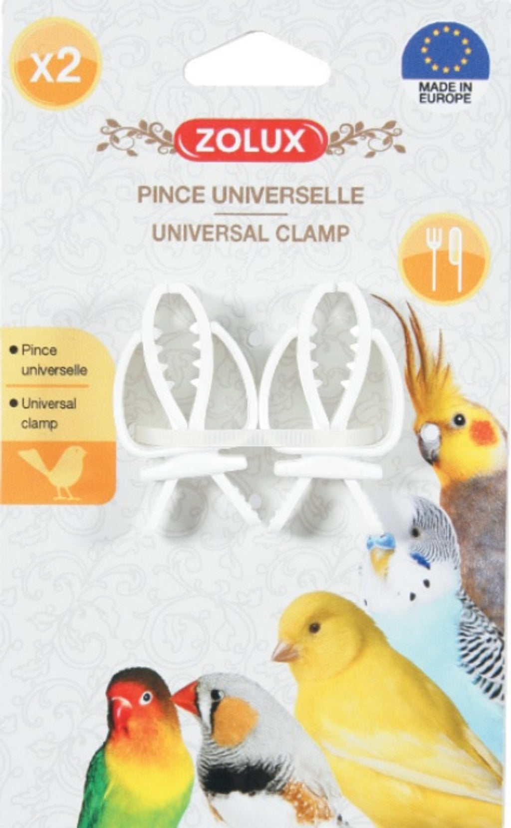 pinza universal per a menjar d'ocell 2ut Imatge principal del producte