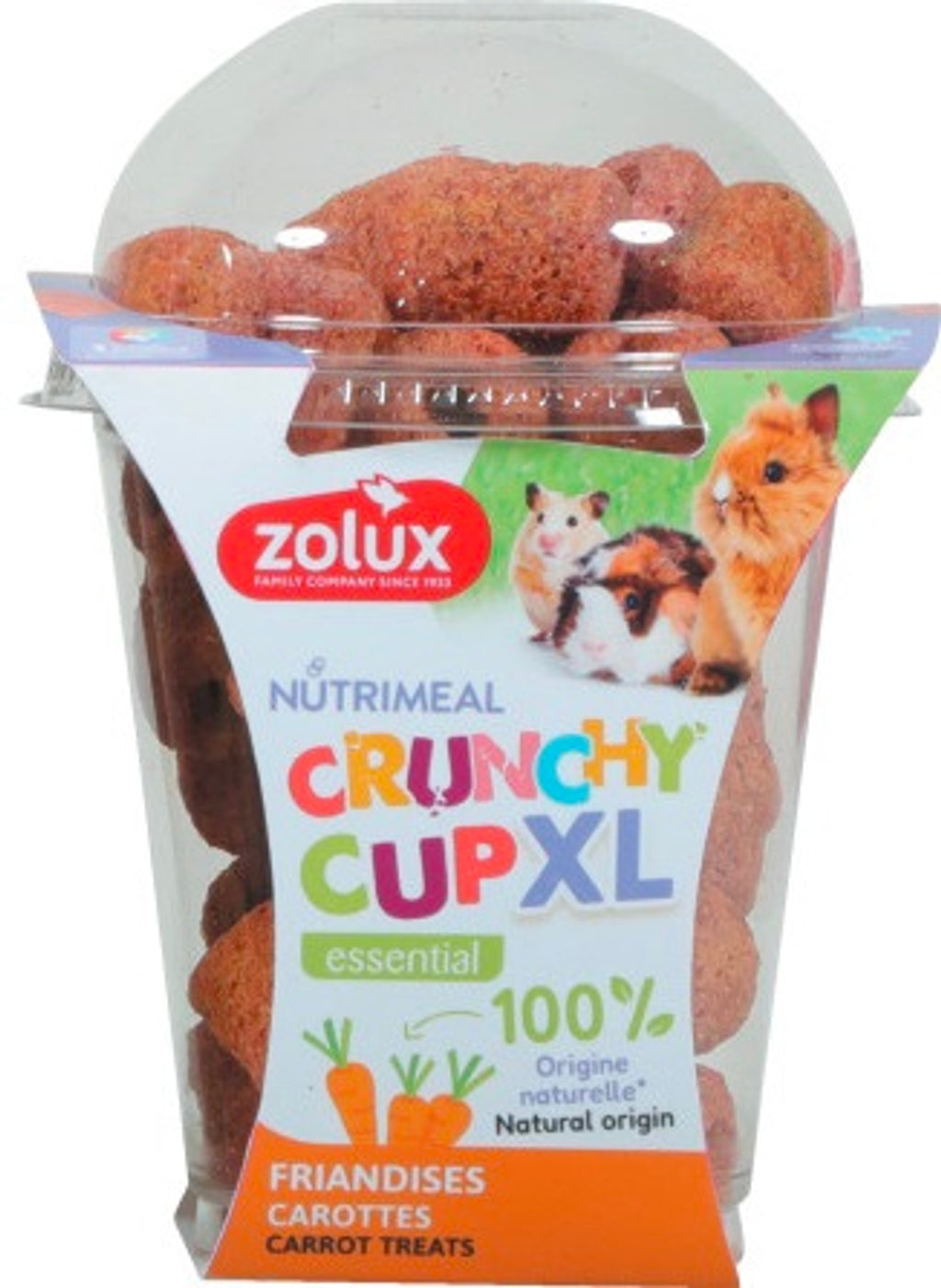 nmeal crunchy cup xl zanahoria 110g