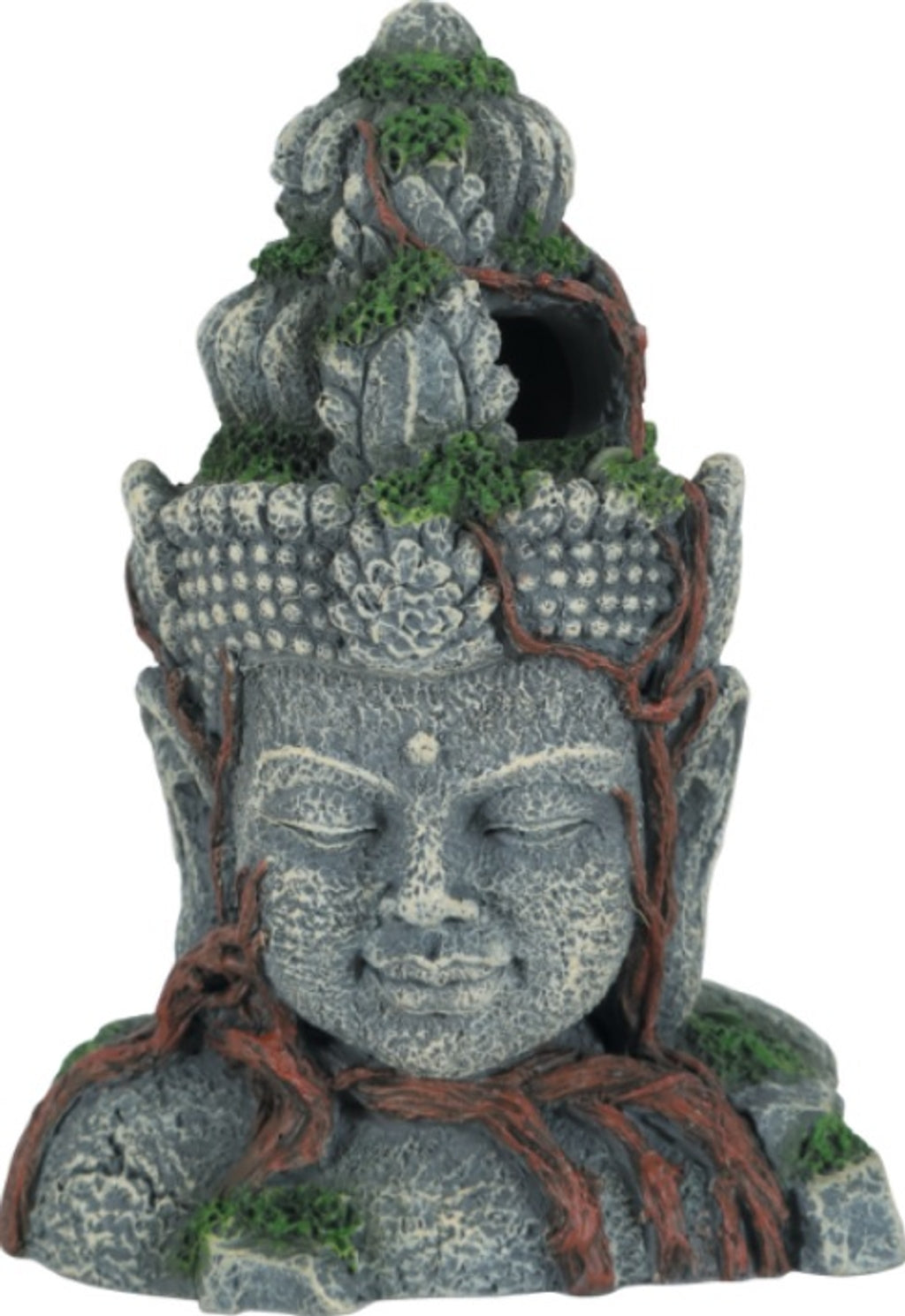 estátua Ásia cabeza de Buda 11,3x9,9x16,4cm