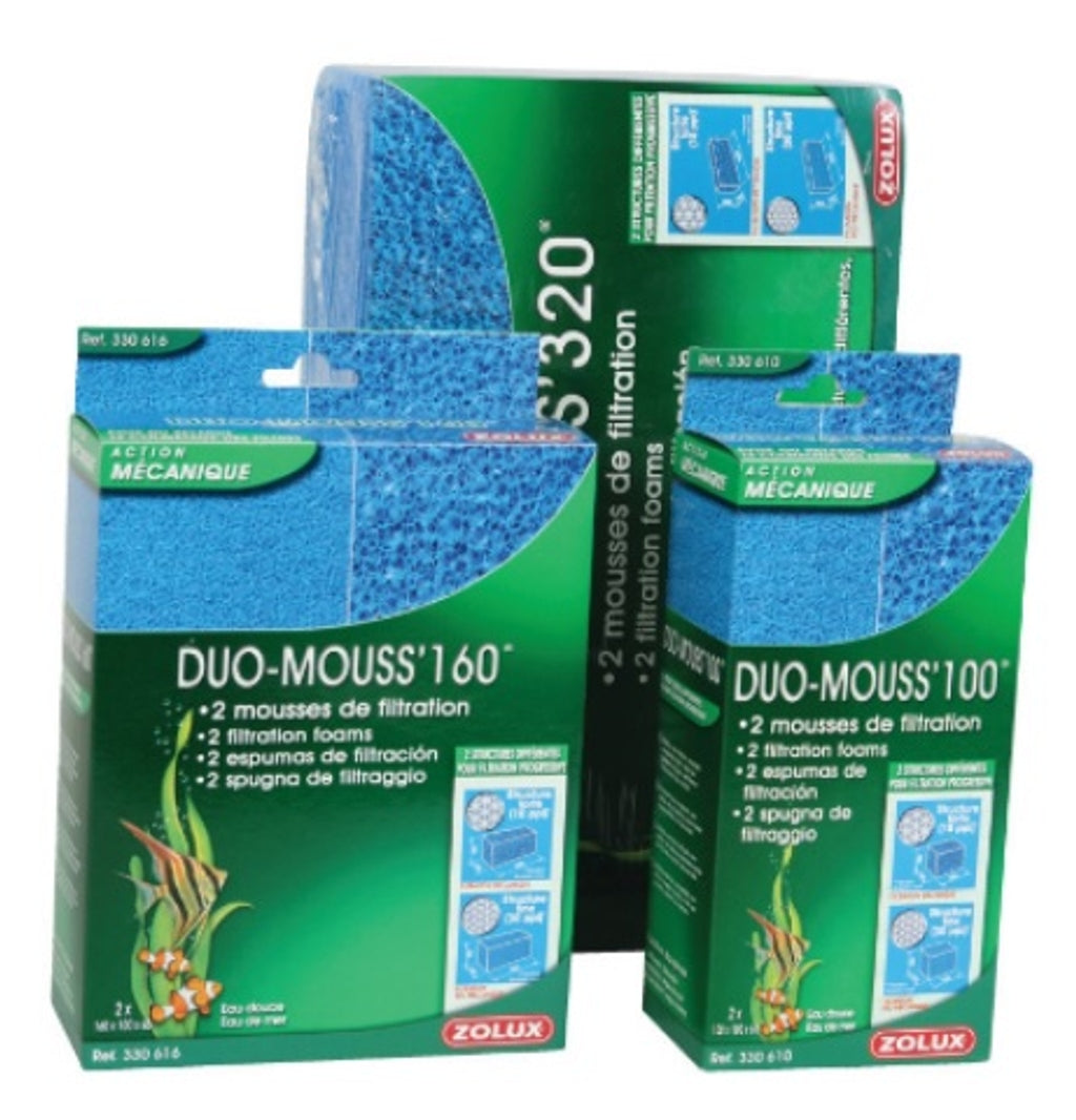 espumas de filtració duo mouss