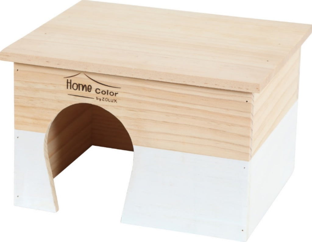 madera homecolor rectangular L blanca 28x23x17,5cm