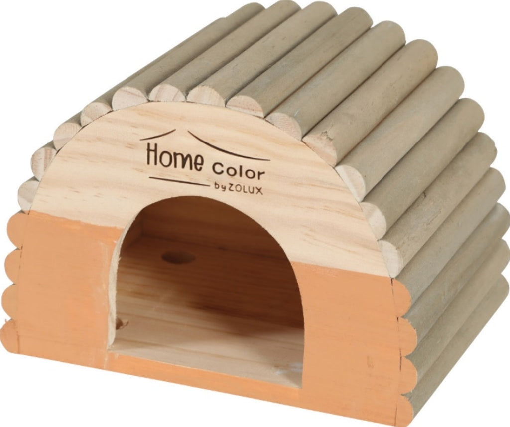 madera homecolor redonda M rosa 21x15x15cm Imagen principal del producto