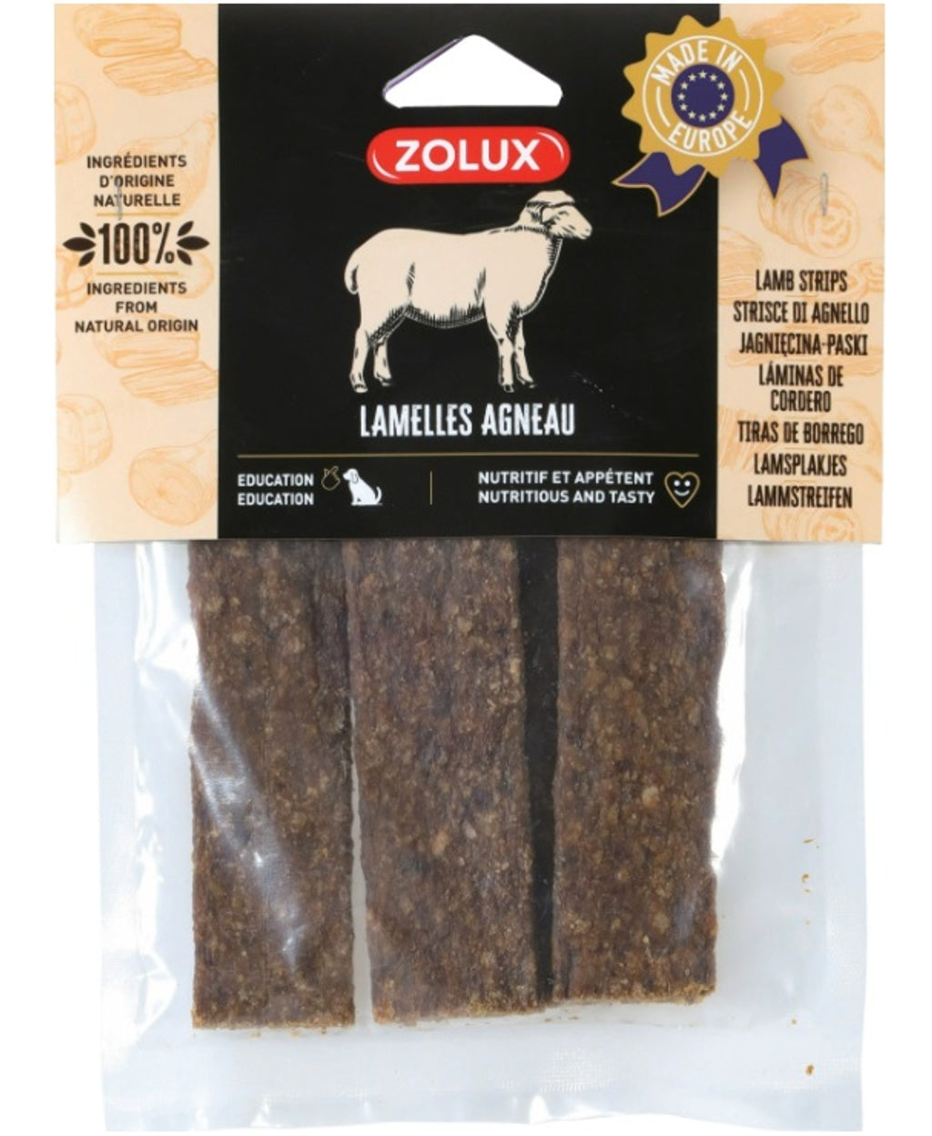 láminas de cordero