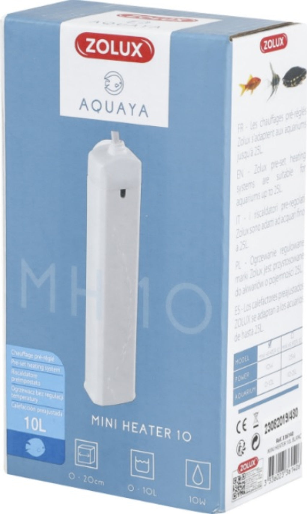 mini escalfador aquaya blanc per a 10lt