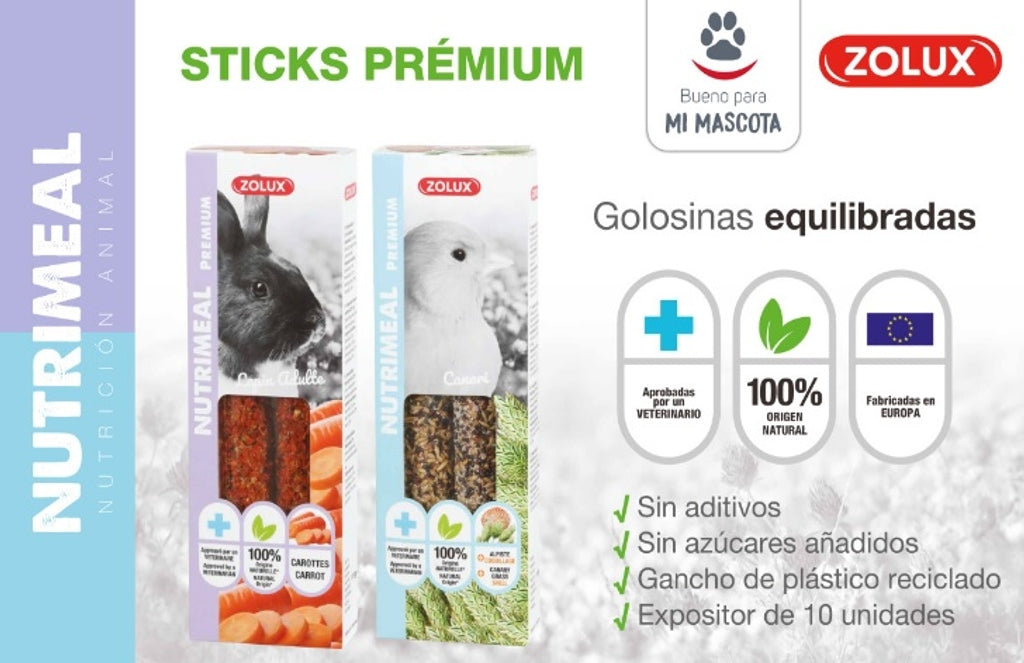 Nutrimeal per a chinchilla 3 sticks d'aguaturma 11