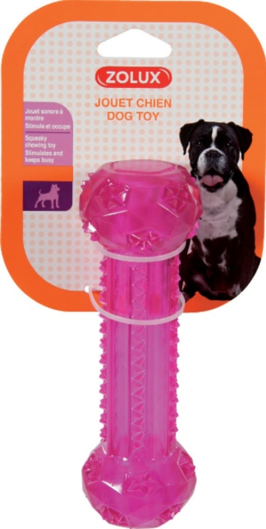 Zolux Palo Pop TPR Rosa Imagen secundaria del producto