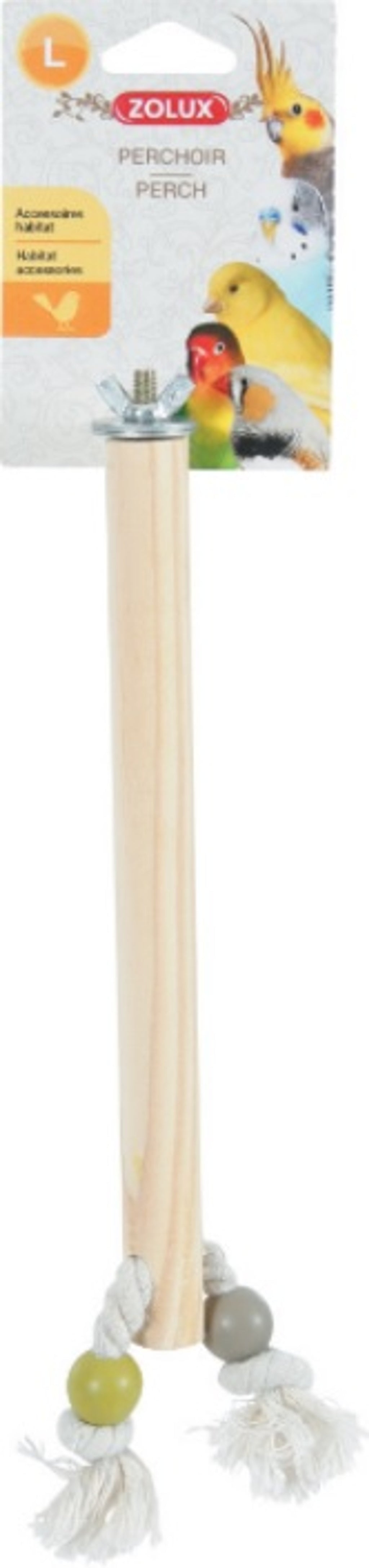 de fusta amb esparto L 38,5 cm