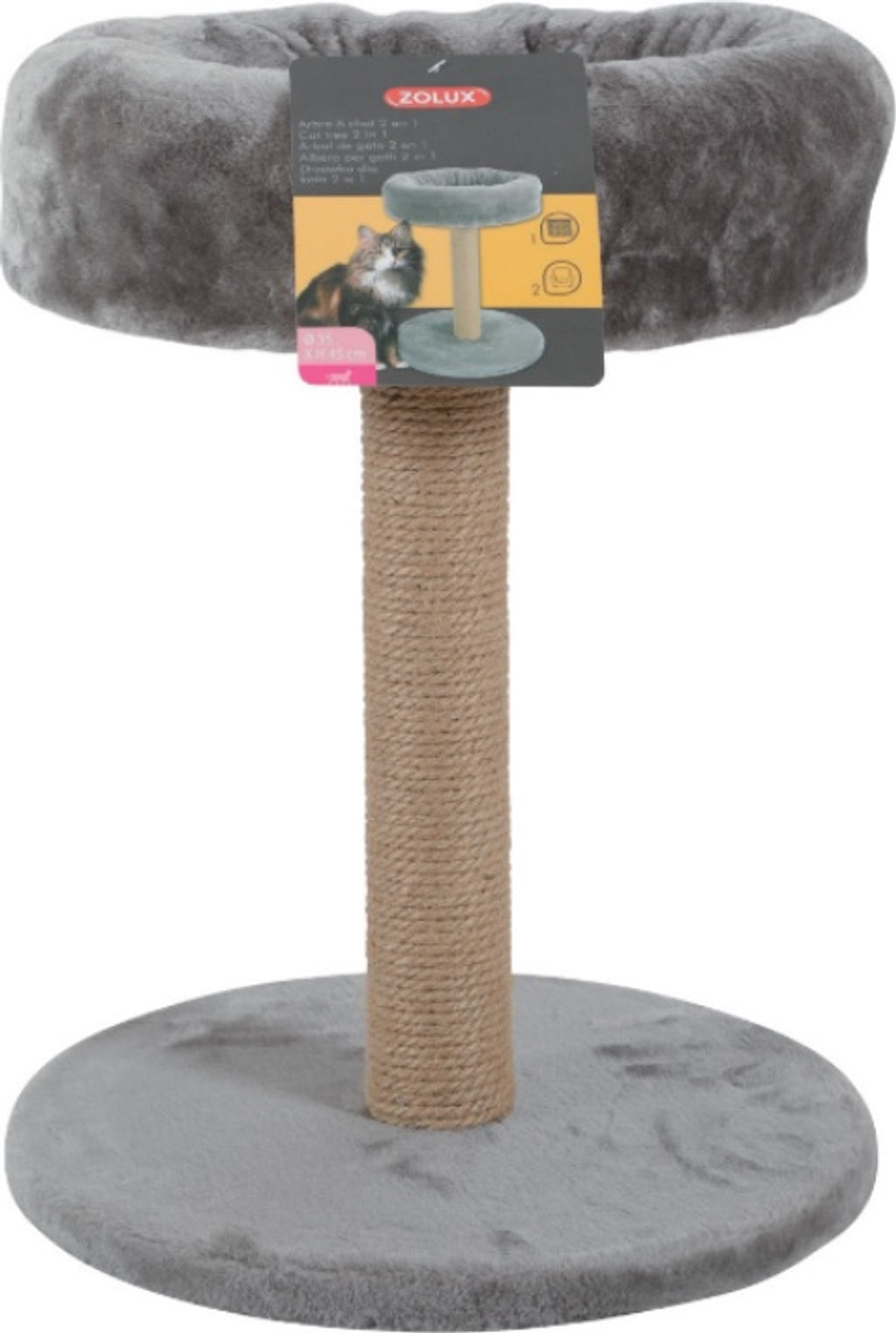 árbol 2en1 46 cm gris