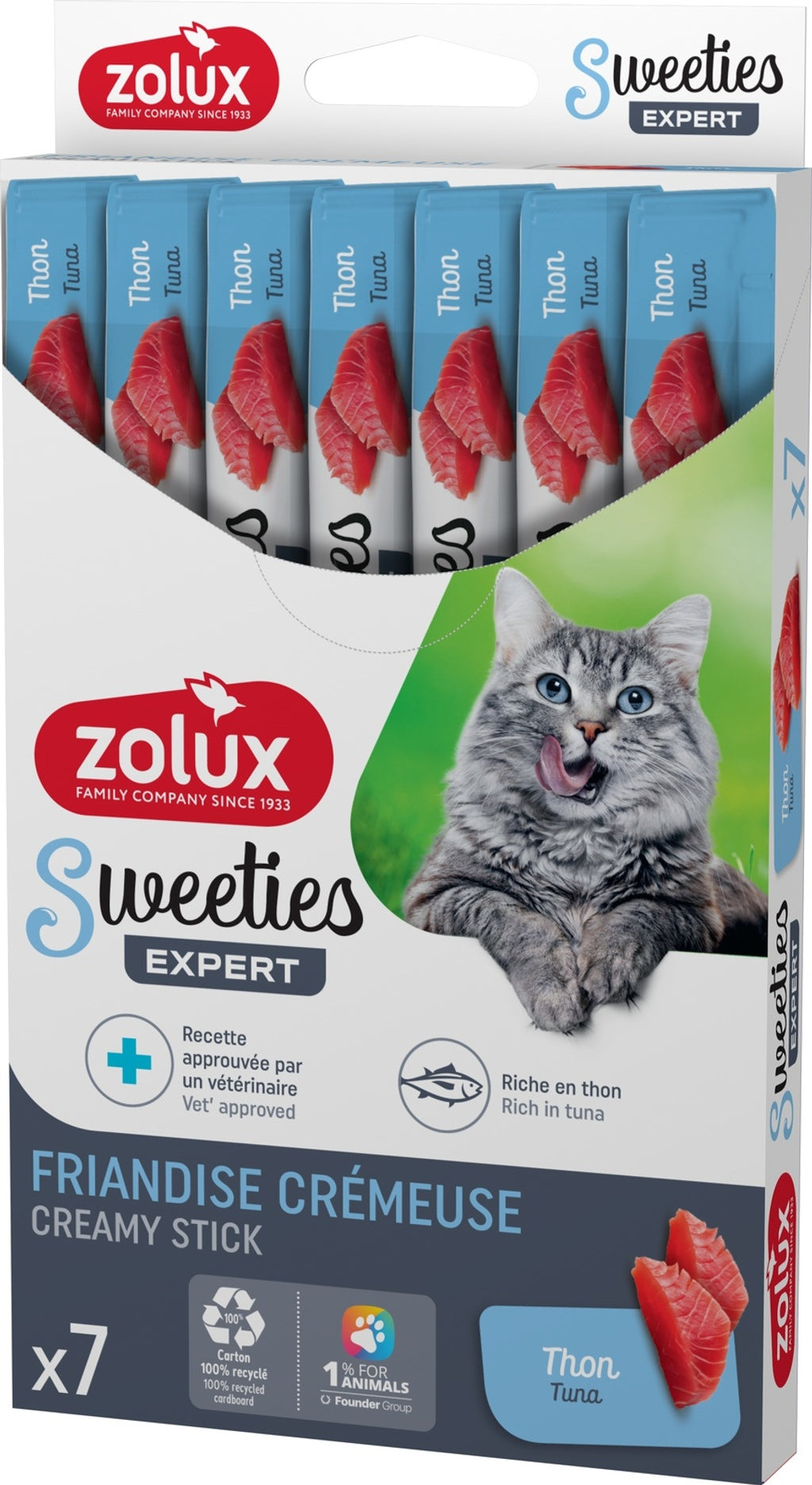 sweeties gato atún 7x14gr